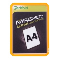Samolepicí rámeček TARIFOLD Magneto A4, oranžový, 2 ks