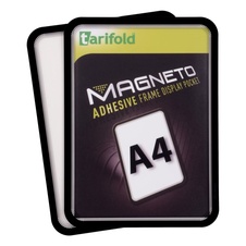 Samolepicí rámeček TARIFOLD Magneto A4, černý, 2 ks