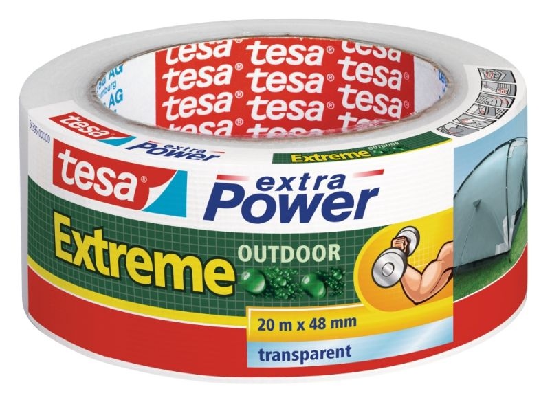 Opravná páska Extra Power EXTREME OUTDOOR 20 m x 48 mm, transparentní