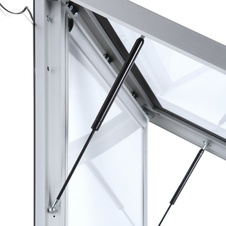 Venkovní vitrína 1000 x 1400 mm Premium s LED osvětlením