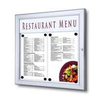 Venkovní MENU vitrína 2x A4