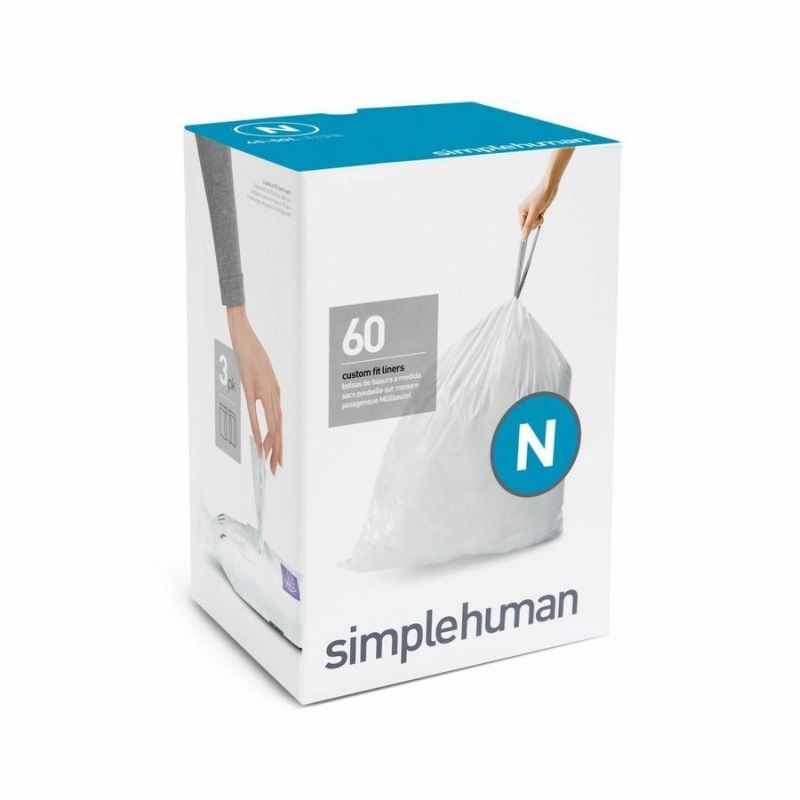 Sáčky do koše Simplehuman 45-50 L, typ N, zatahovací, 3 x 20 ks