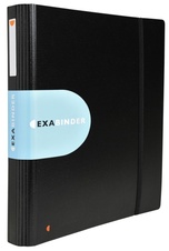 Exabinder, 4-kroužkový pořadač A4 maxi, černý
