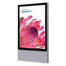Venkovní oboustranná vitrína 1200x1800 Premium s LED osvětlením