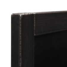 Dřevěná křídová tabule 500 x 600 mm, černá - 3