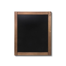 Dřevěná křídová tabule 500 x 600 mm, teak
