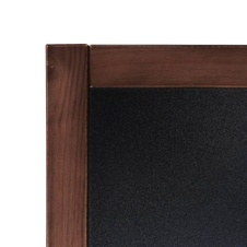 Dřevěná křídová tabule 500 x 600 mm, tmavě hnědá