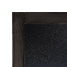 Dřevěná křídová tabule 600 x 800 mm, černá - 2