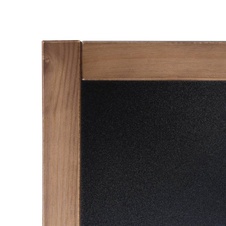 Dřevěná křídová tabule 600 x 800 mm, teak - 2