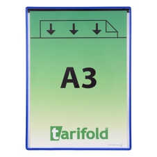 Ochranné kapsy TARIFOLD magnetické, A3 na výšku, modré