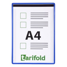 Kontrolní kapsy TARIFOLD, magnetické, A4 na výšku, modré