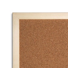 Korková tabule s dřevěným rámem 450 x 600 mm