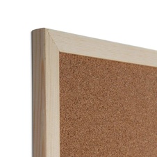 Korková tabule s dřevěným rámem 450 x 600 mm