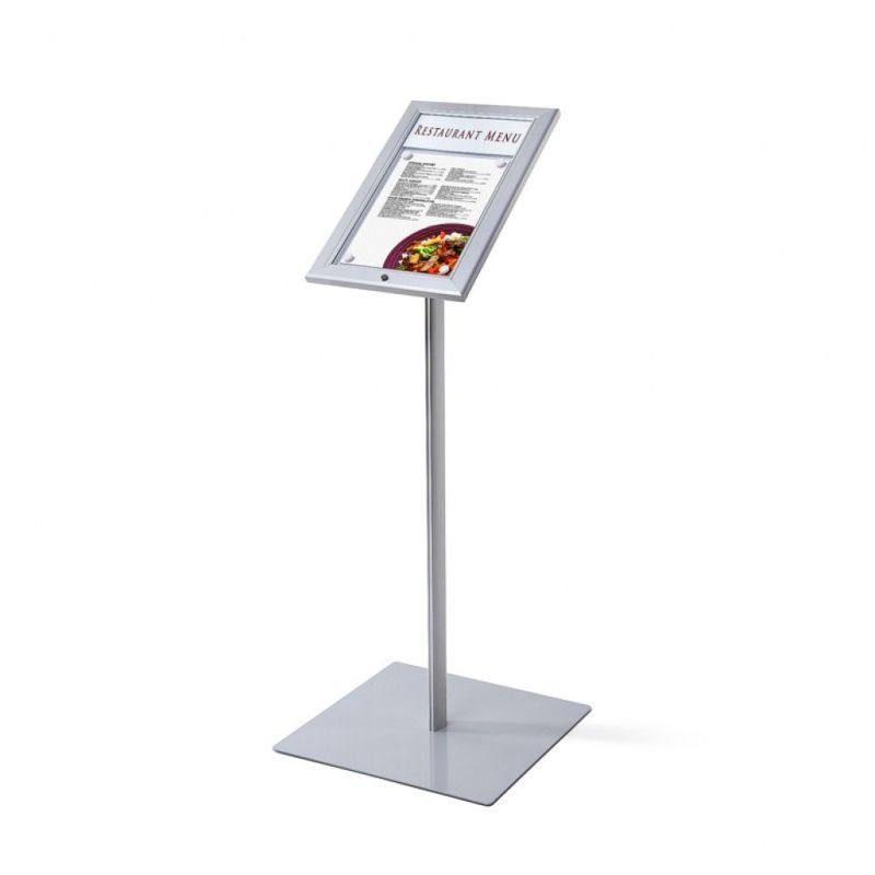 Menuboard s vitrínou 1 x A4 a LED osvětlením