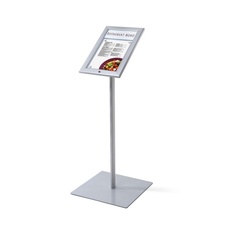 Menuboard s vitrínou 1 x A4 a LED osvětlením