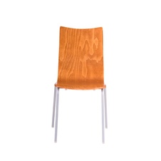 Jídelní dřevěná židle Rita, odstín třešeň - hliník