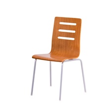 Jídelní dřevěná židle Tina, odstín třešeň - hliník