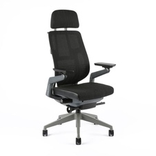 Kancelářská židle Karme MESH, s podhlavníkem, černá