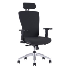 Kancelářská židle Halia s podhlavníkem, černá