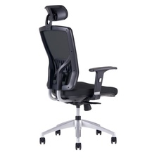 Kancelářská židle Halia s podhlavníkem, černá