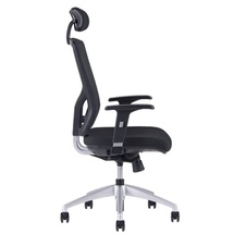 Kancelářská židle Halia MESH s podhlavníkem, černá