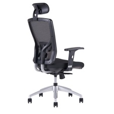 Kancelářská židle Halia MESH s podhlavníkem, černá