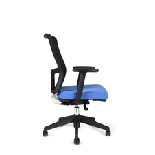 Kancelářská židle Themis bez podhlavníku, modrá