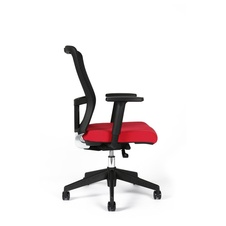 Kancelářská židle Themis bez podhlavníku, červená