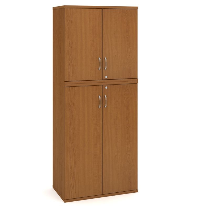 HOBIS kancelářská policová skříň - SZ 5 80 06, zámek Huwill, třešeň