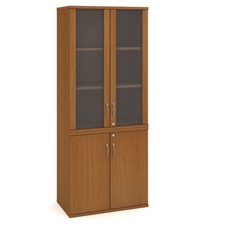 HOBIS kancelářská policová skříň - SZ 5 80 09, zámek Huwill, třešeň