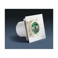 Designový axiální ventilátor CATA e150 GTH LED display, doběhový časovač, bílý - 3