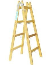 ZARGES dřevěný stojací žebřík, štafle 2x4 přičle