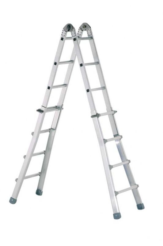 Čtyřdílný teleskopický žebřík Variomax V, 4x4 přičle