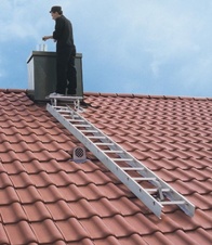 ZARGES střešní žebřík profi 7 přičlí, barva měděná