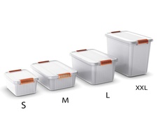 K Latch box XXL s kolečky, bílý