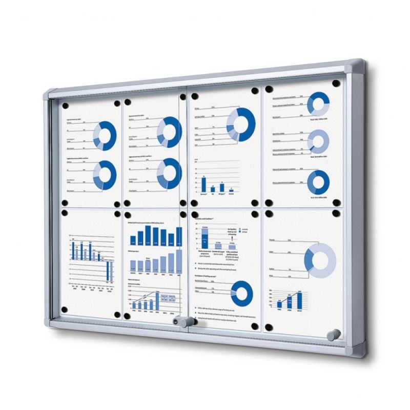 Vitrína SC SL 8 x A4, posuvné dveře