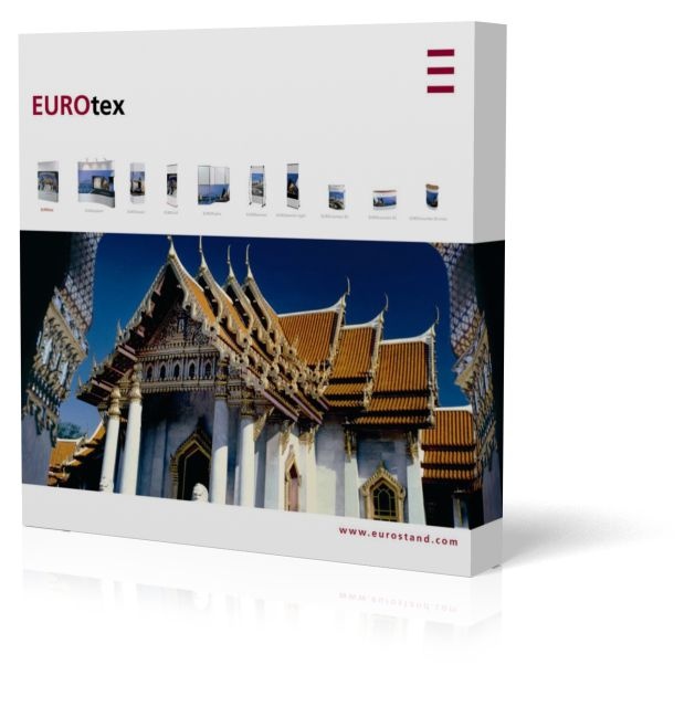 Prezentační a reklamní stěna EUROtex 3x3 včetně potisku