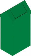 KOVOS nádoba na tříděný odpad 90 l, zelená