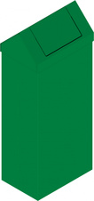 KOVOS nádoba na tříděný odpad 120 l, zelená