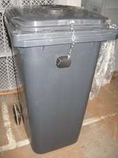 Plastová popelnice Elko 240 L , na kovy