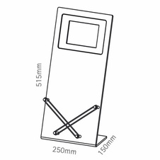 Multimediální reklamní stojan s LCD obrazovkou 8, akrylát