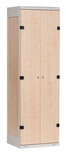 Šatní skříň 2-dveřová kov-lamino dub bardolino T1525-CWA