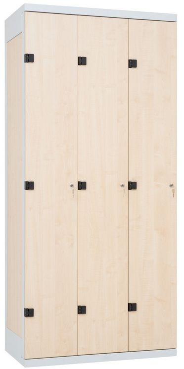 Šatní skříň 3-dveřová kov-lamino dub corbridge T1750-CYA