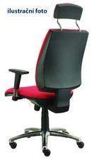 Kancelářská židle YORK šéf s podhlavníkem - zdravotní koženka