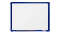 Magnetická tabule boardOK 60x45 keramika, modrý rám