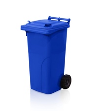 Plastová popelnice 240l, modrá