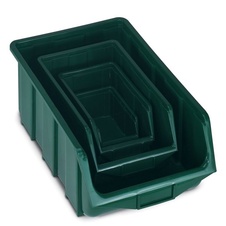 Plastový stohovatelný box 111, zelený