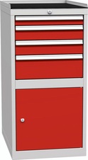 Zásuvková dílenská skříň kombinovaná DPO 02 E1