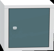 KOVOS šatní box - 1 buňka SBS 41 1