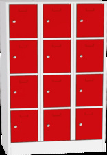 KOVOS šatní skříň s boxy SBS 43 12